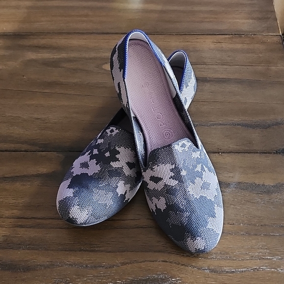 Rothy's Retired Botanicamo Gray loafers - Picture 1 of 7